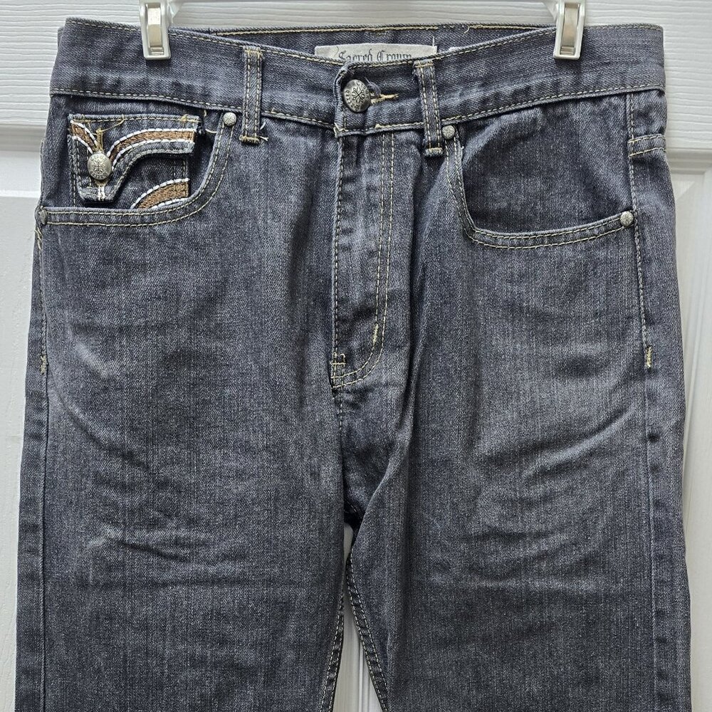 Sacred Crown Gray Jean 32 x 31